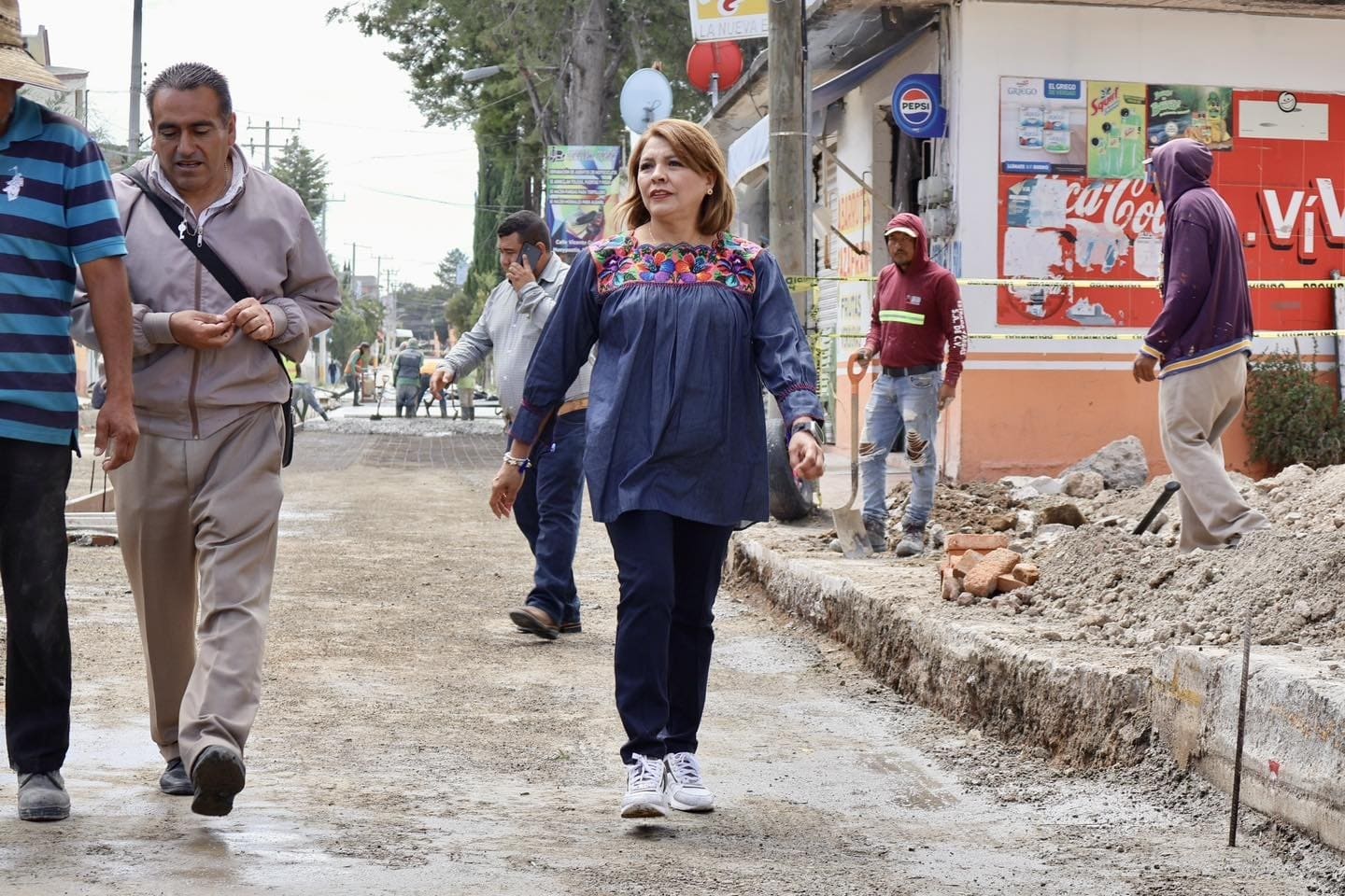 Abordan necesidades básicas de movilidad obras de infraestructura impulsadas por el gobierno de Hueypoxtla