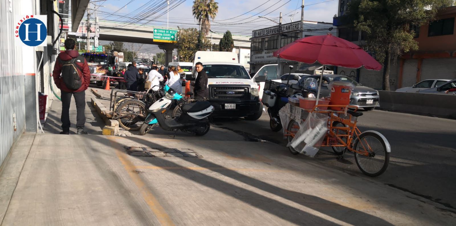 Mujer muere atropellada por motociclista en Ecatepec